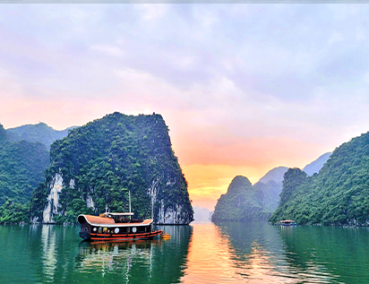 de siem reap cambodge a la baie halong Vietnam